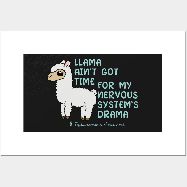 Llama Health Drama Wall Art by bohomermaidgal